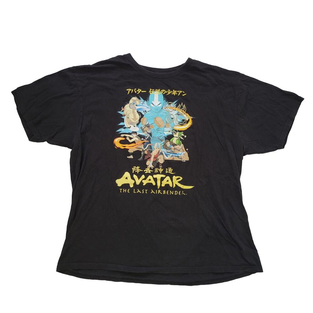 Avatar The Last Airbender	Size	2XL	Men's Anime T-Shirt Casual‎ Nerd Geek Love